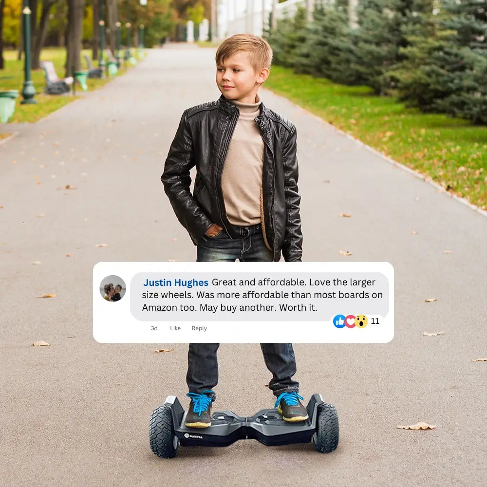 Elektra Off-Road Hoverboard - Built Tough For Outdoor Fun