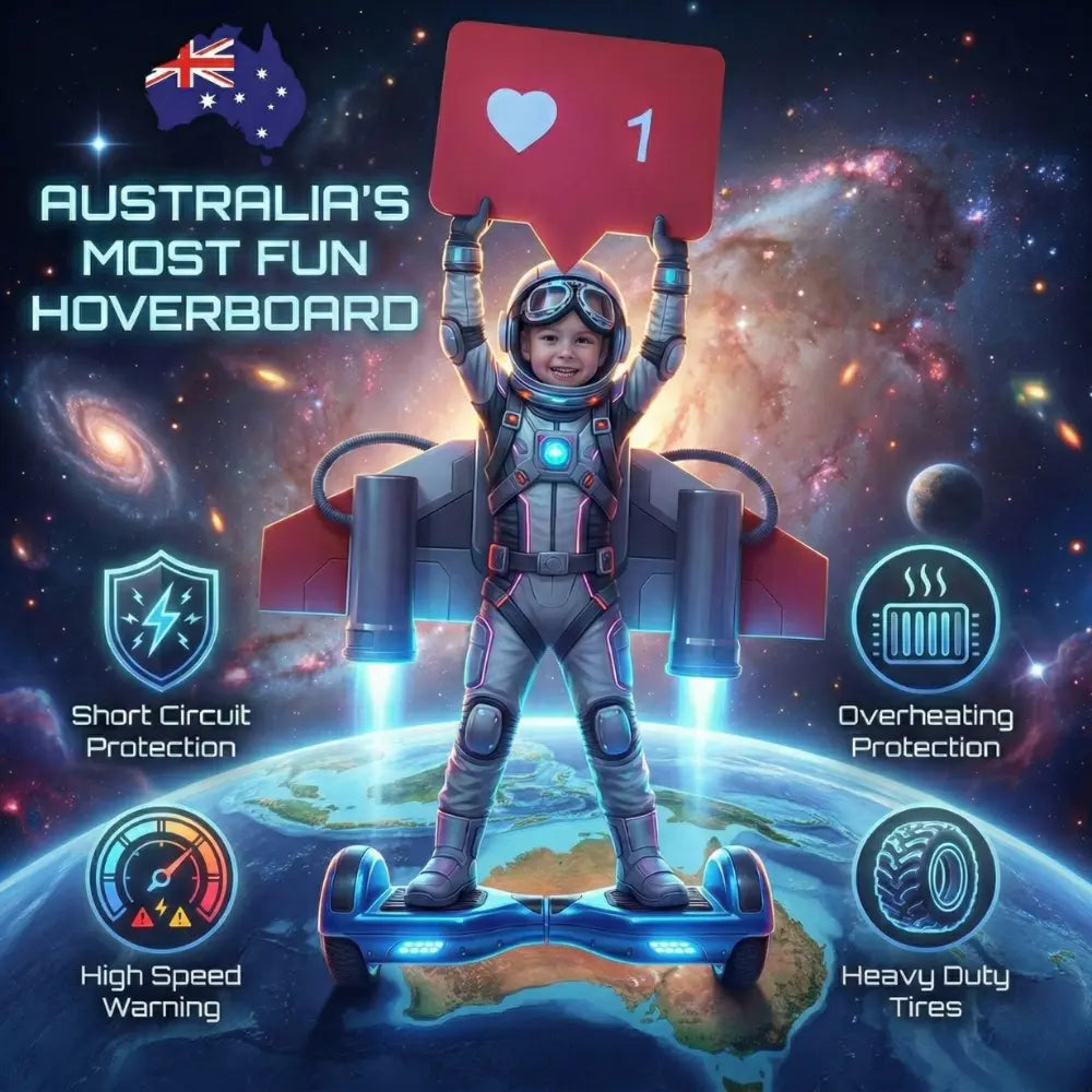 2025 Upgraded Hoverboard for Kids - All Terrain Self Balancing Scooter - UL 2272 Certified - Built In Bluetooth Speaker - Long Lasting Battery