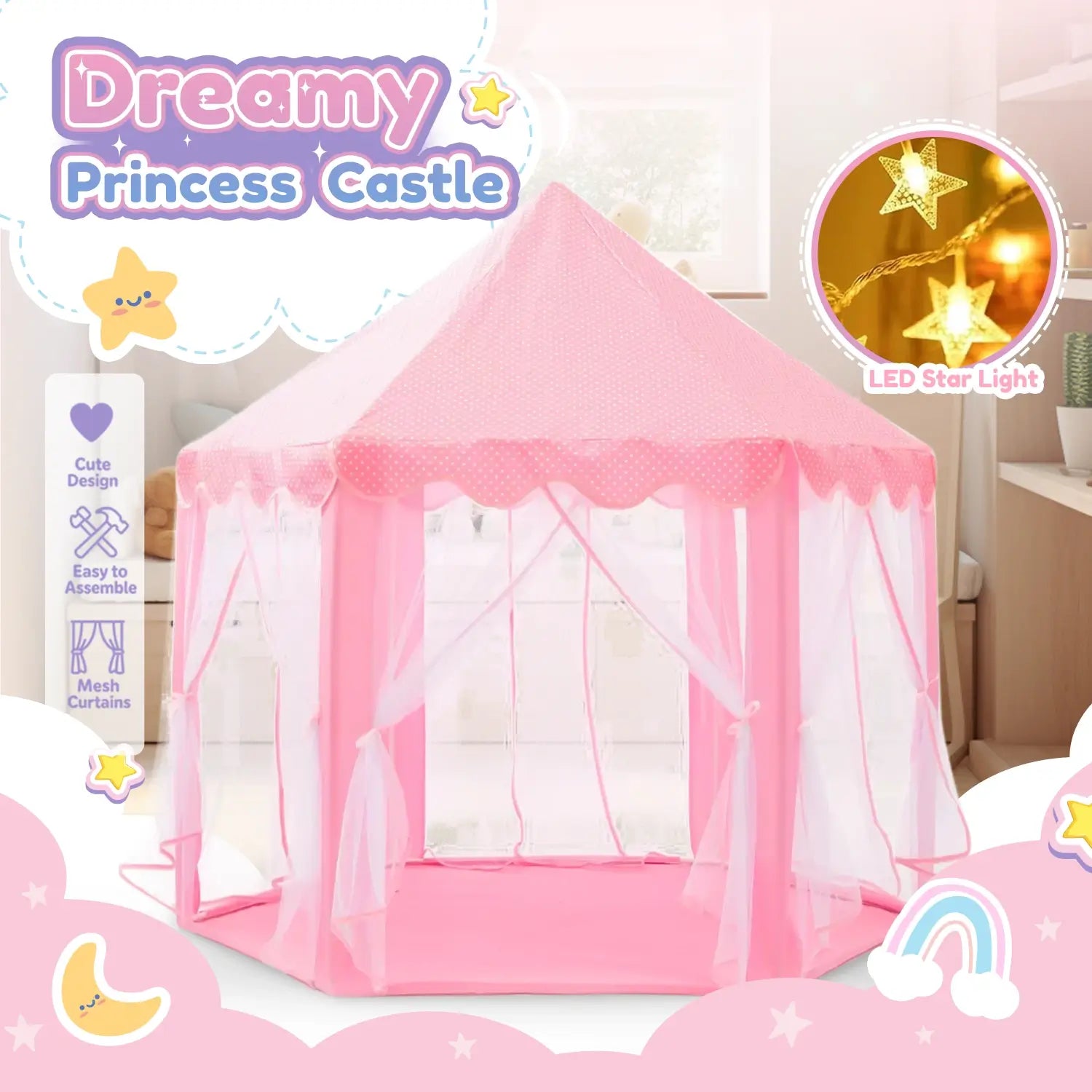 Hoveroo Enchanted Princess Tent