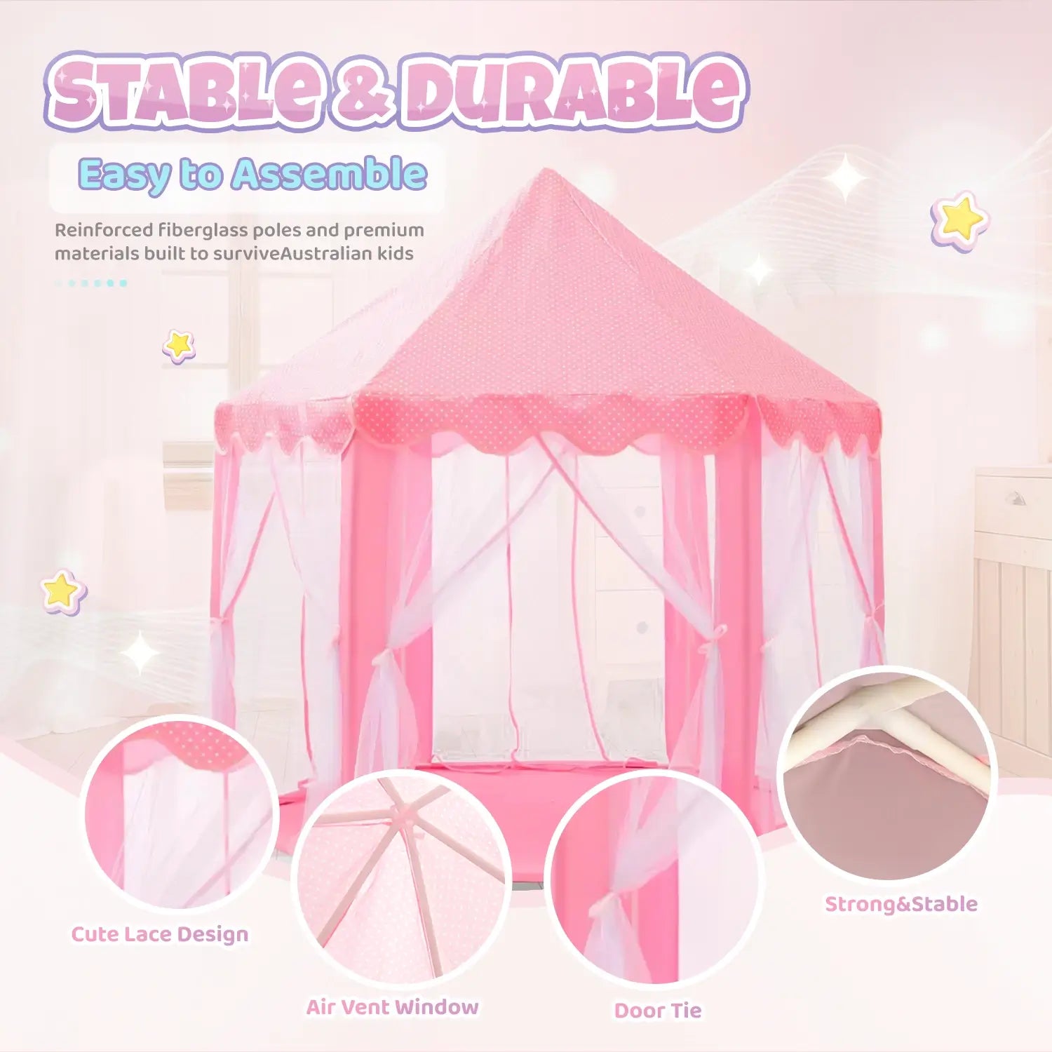 Hoveroo Enchanted Princess Tent