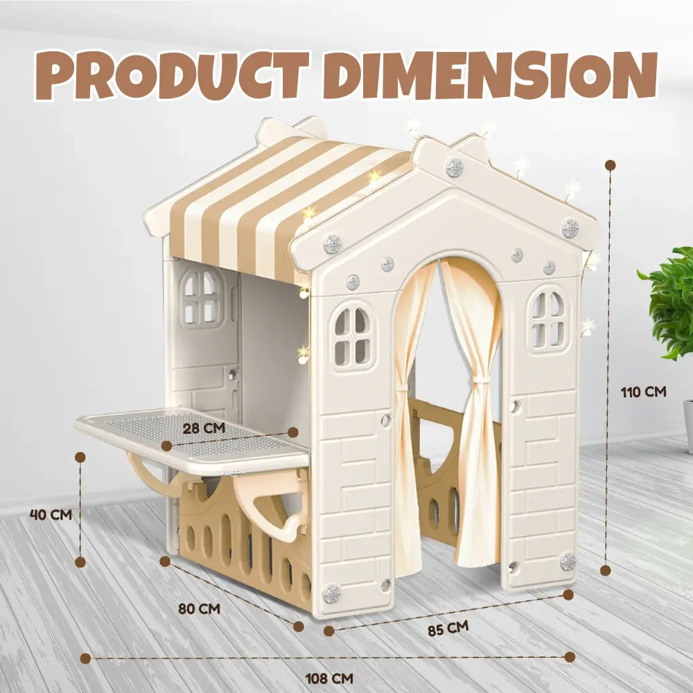 Hoveroo FunFort - Indoor & Outdoor Cubby House