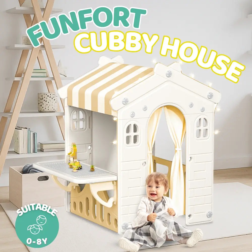Hoveroo FunFort - Indoor & Outdoor Cubby House