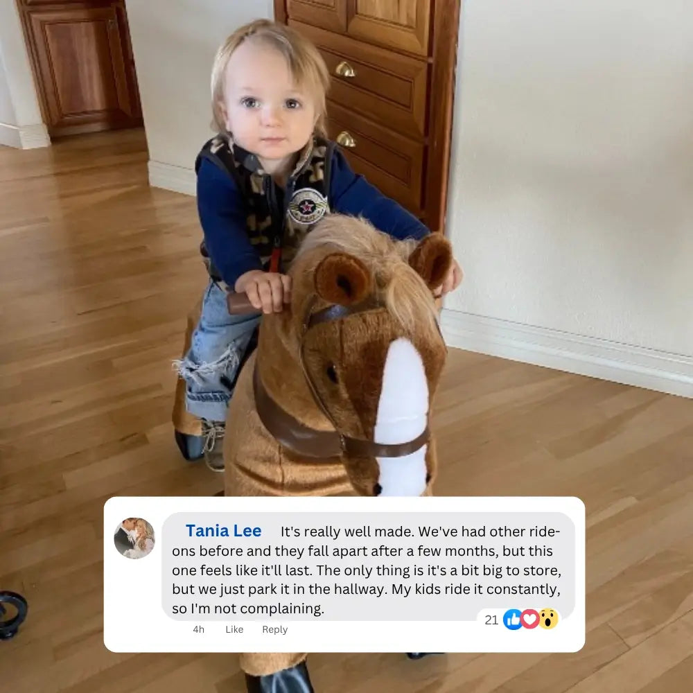 Hoveroo Pro Rocking Horse with Real Galloping Motion