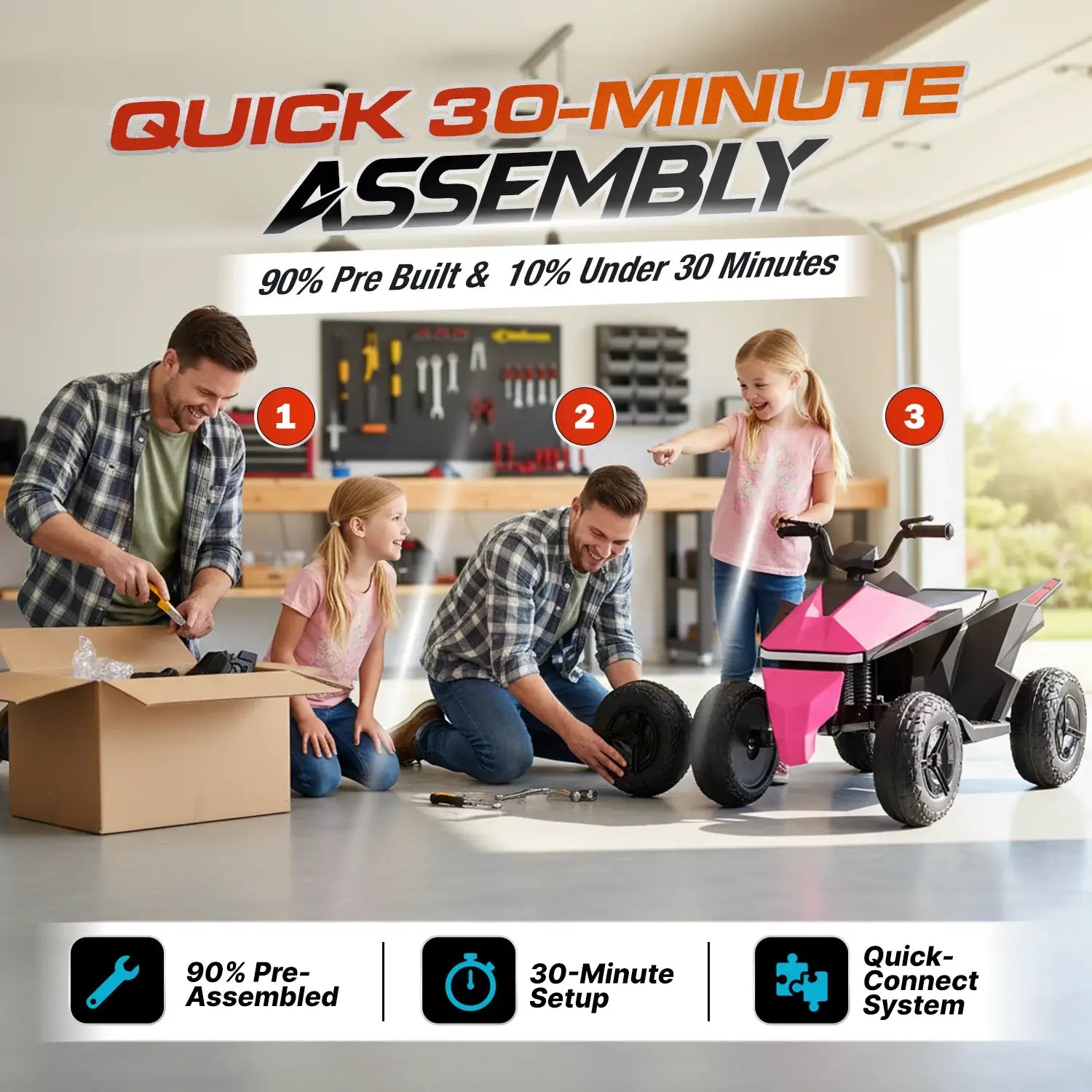 Voltrix™ Pro Quad 24V For Ages 3 - 8