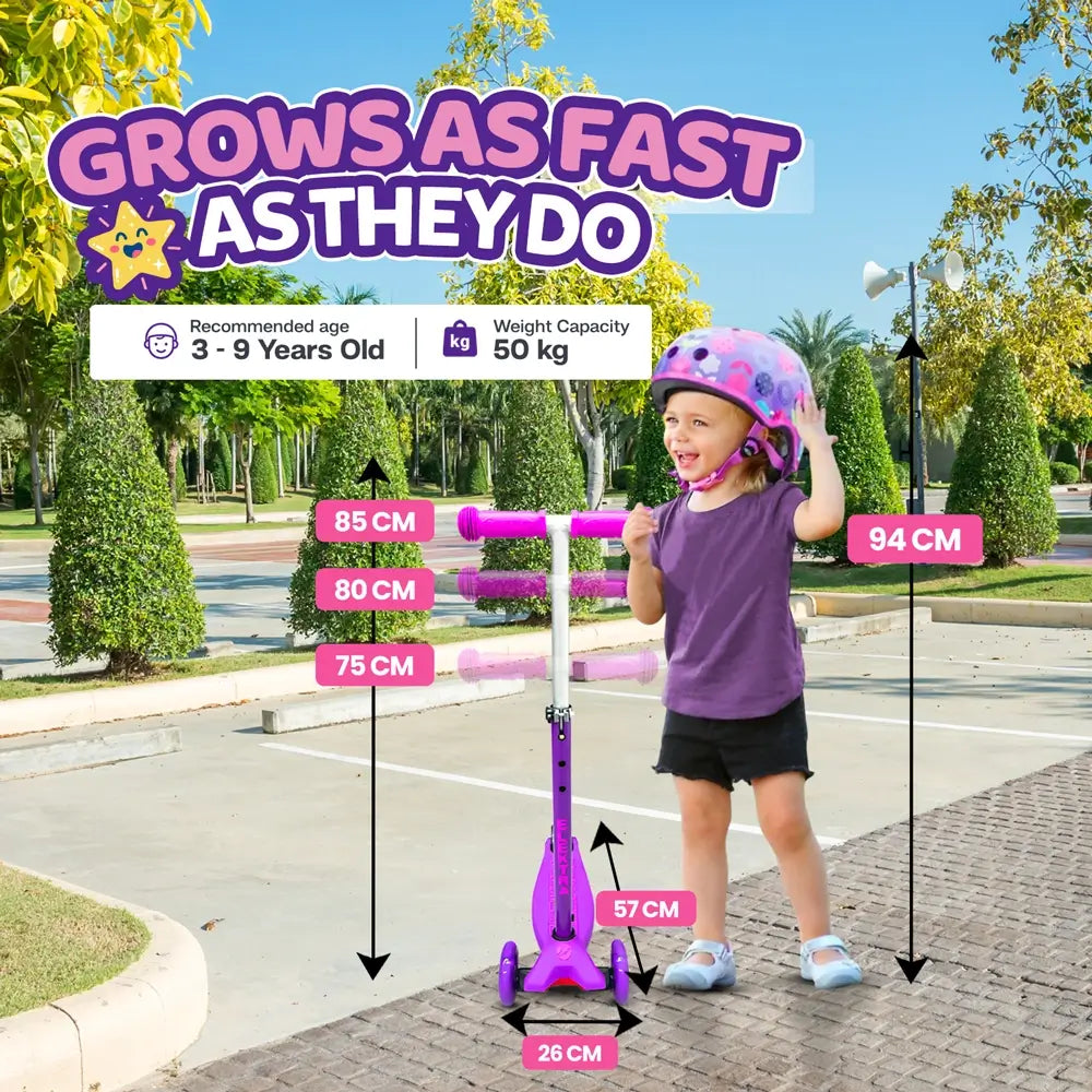Elektra Scooteroo Kids Scooter for Ages 3 - 9
