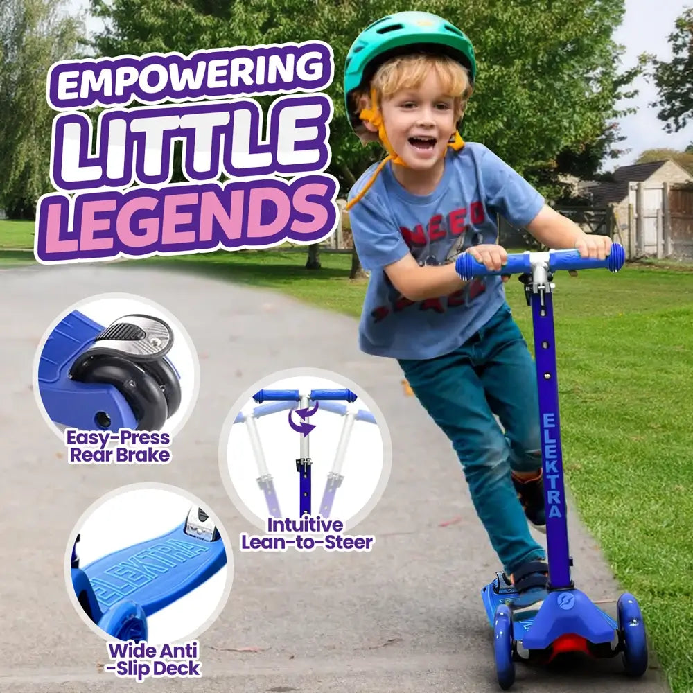 Elektra Scooteroo Kids Scooter for Ages 3 - 9
