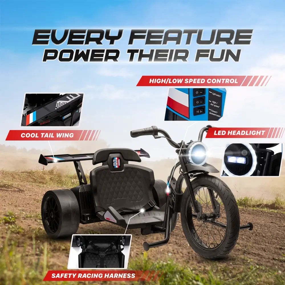 Voltrix PowerDrift 360 - 24V Kids Drift Trike
