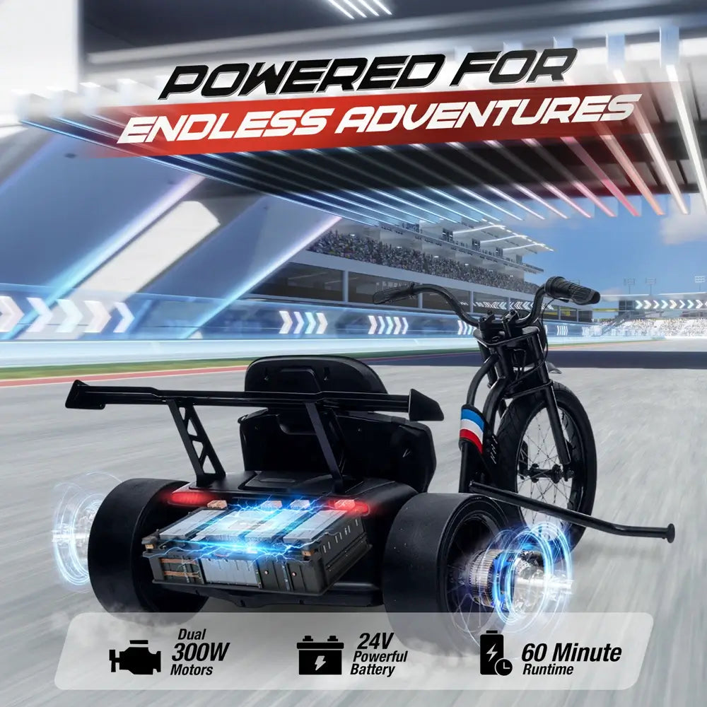 Voltrix PowerDrift 360 - 24V Kids Drift Trike