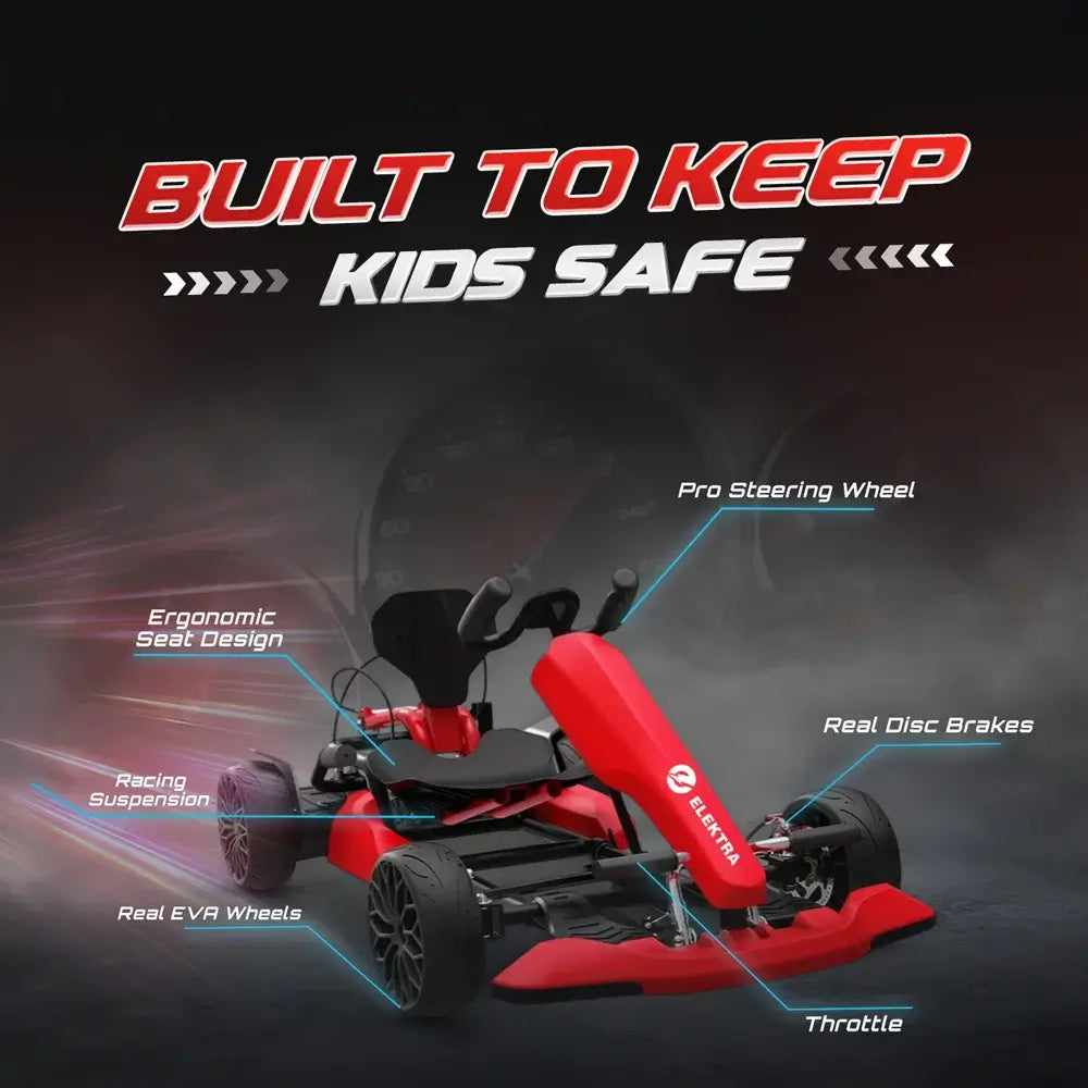 Elektra Kartify - Hoverboard to hoverkart in seconds