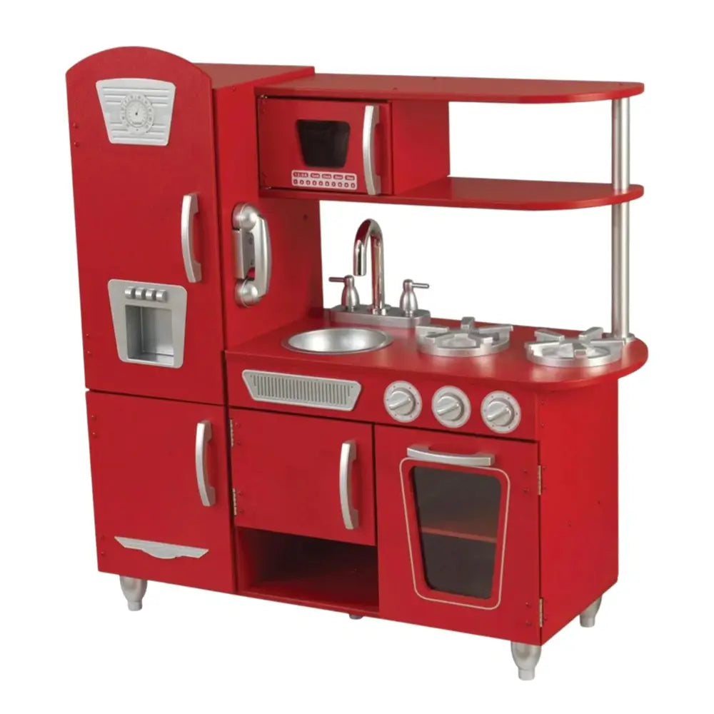 Vintage Wooden Play Kitchen