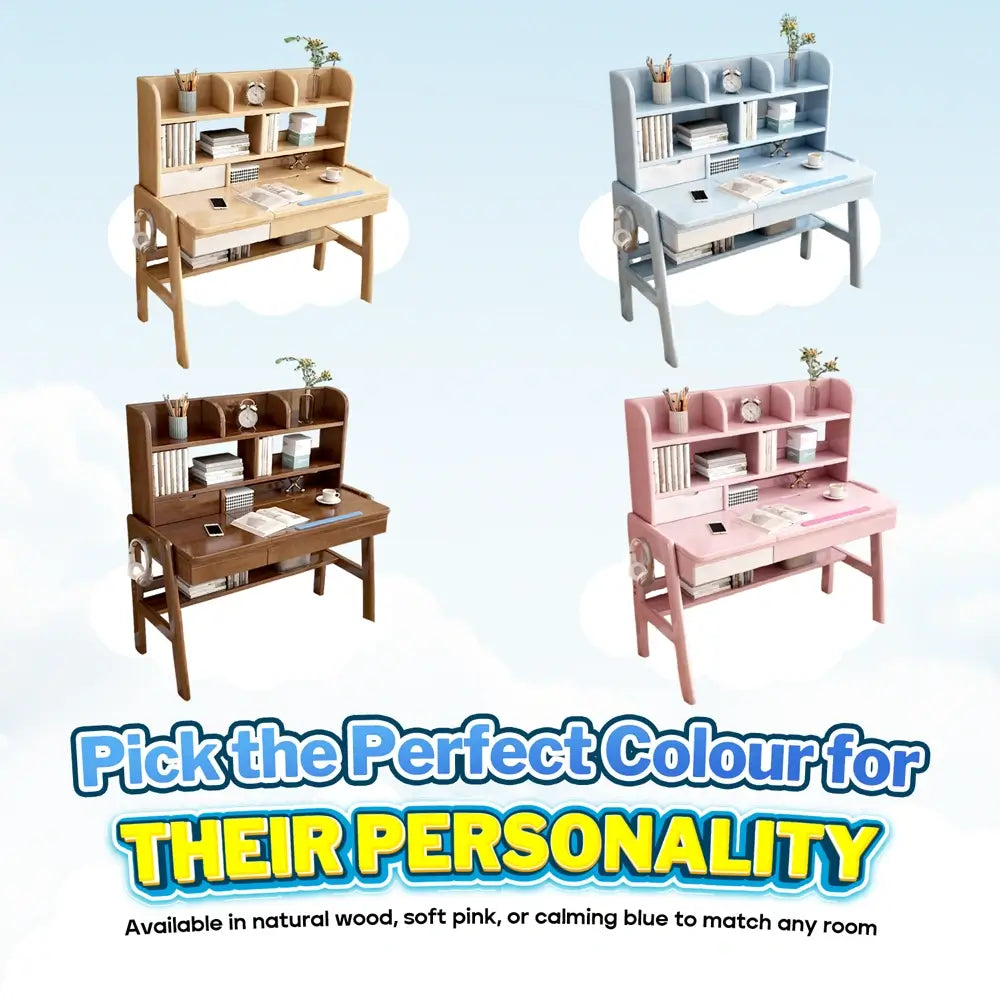 Bellamy Study Desk - Height Adjustable & Tilting Desktop