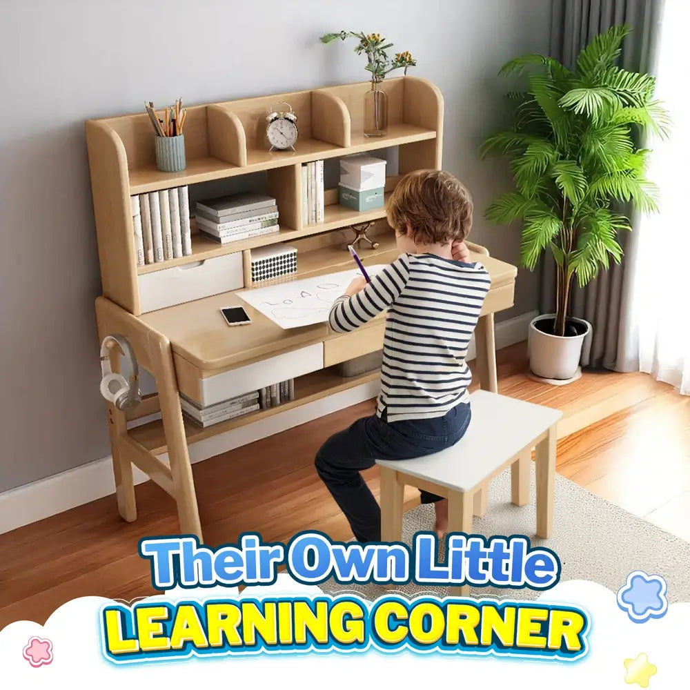 Bellamy Study Desk - Height Adjustable & Tilting Desktop