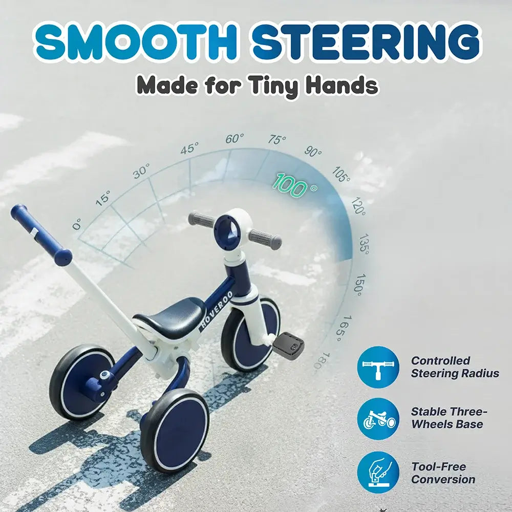 Hoveroo™ PedalPals 5 in 1 Trike