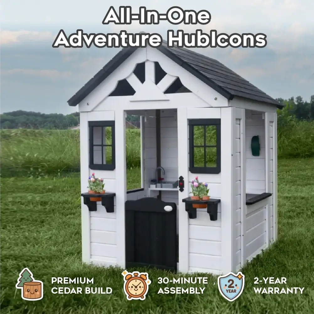 Hoveroo Wooden Cubby House