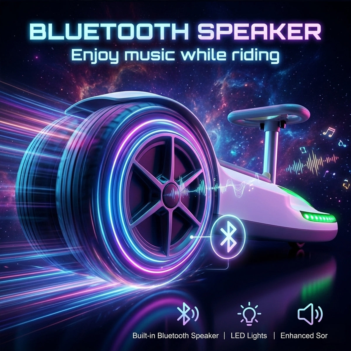 Elektra Zippy - Electric Wiggle Car for Kids 3-10