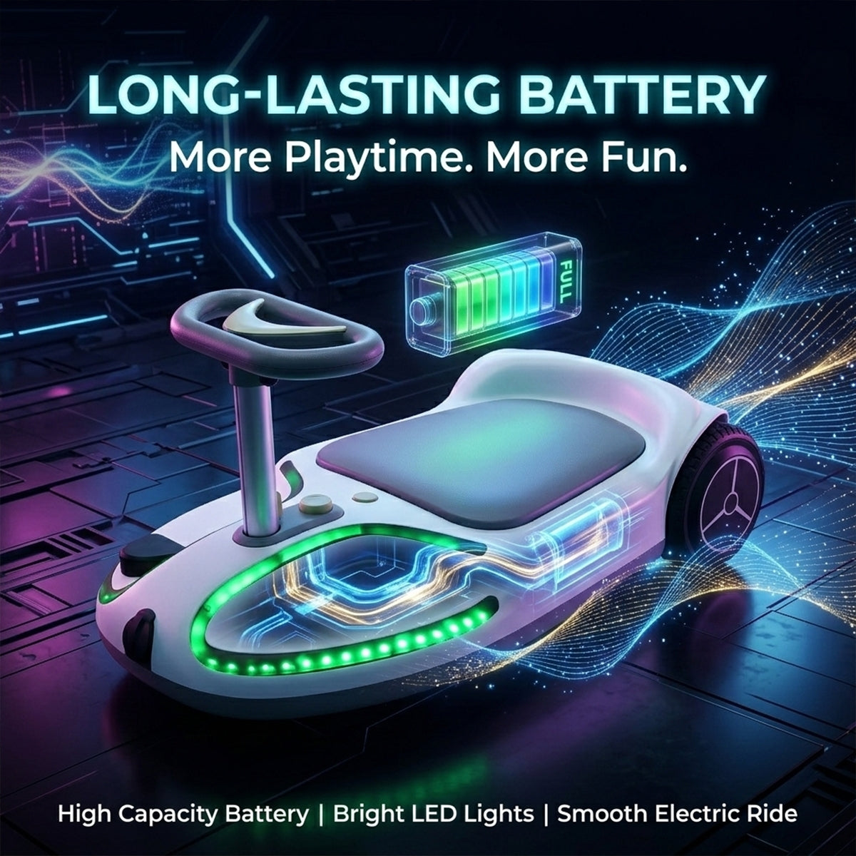 Elektra Zippy - Electric Wiggle Car for Kids 3-10