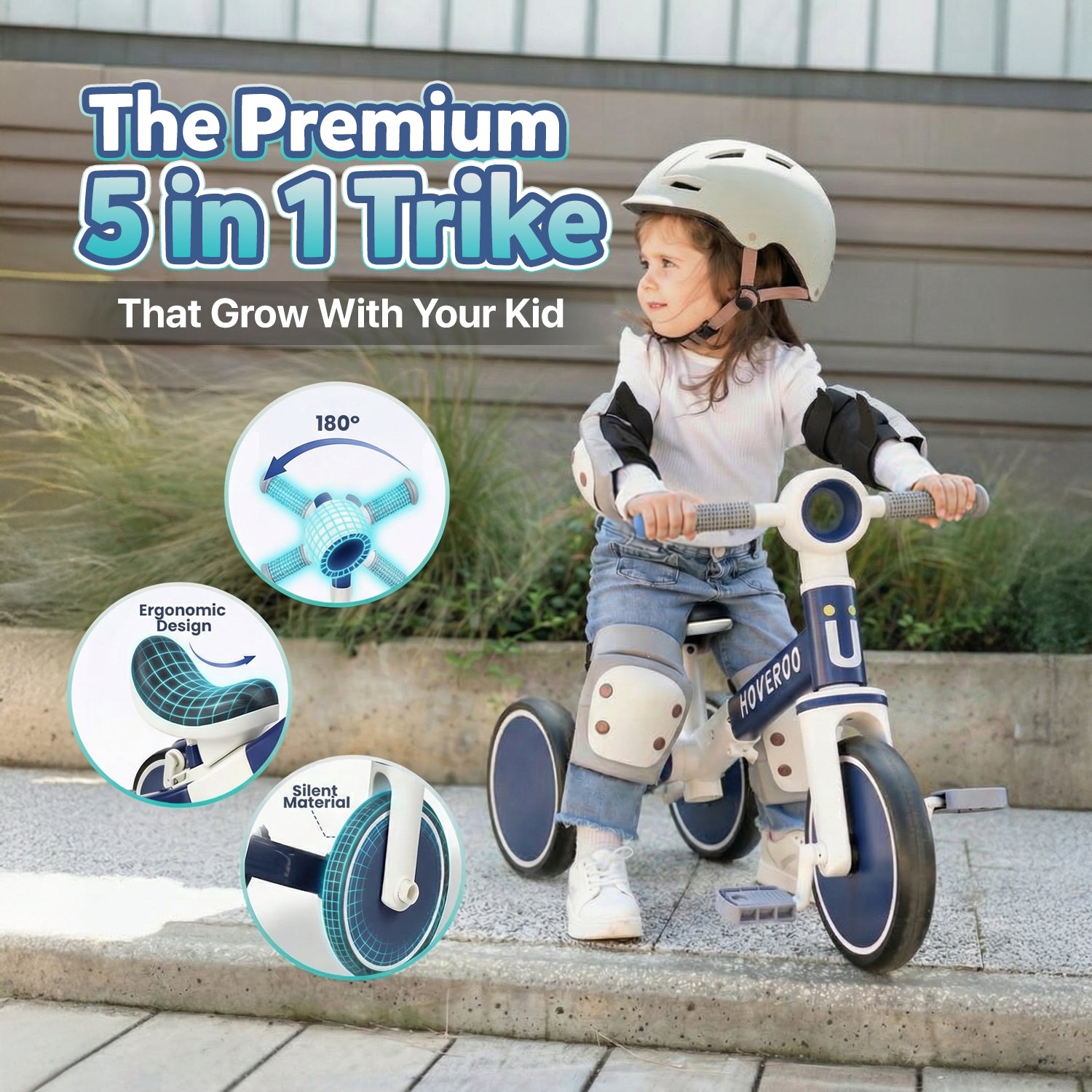 Hoveroo® PedalPals 5 in 1 Trike