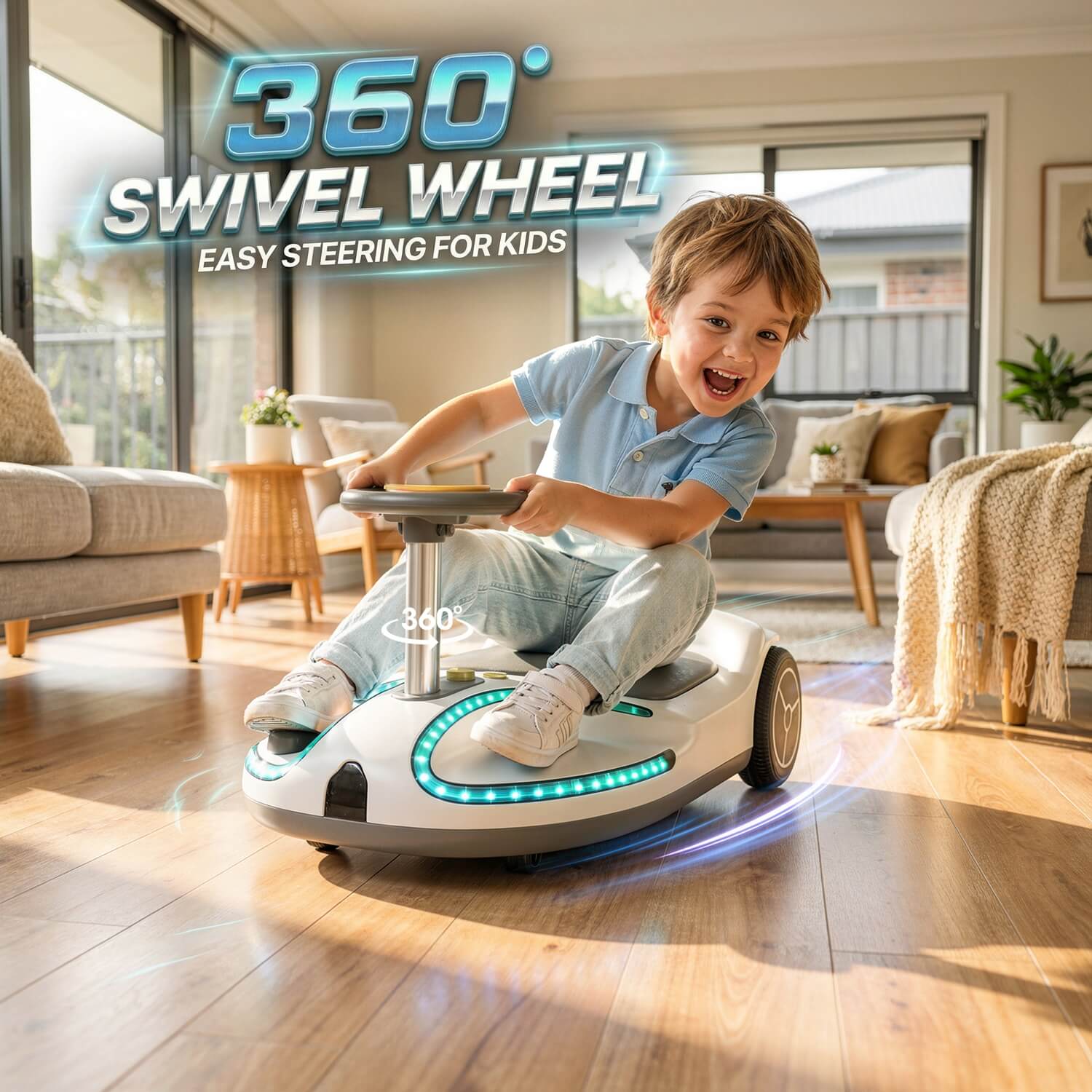 Elektra Zippy - Electric Wiggle Car for Kids 3-10