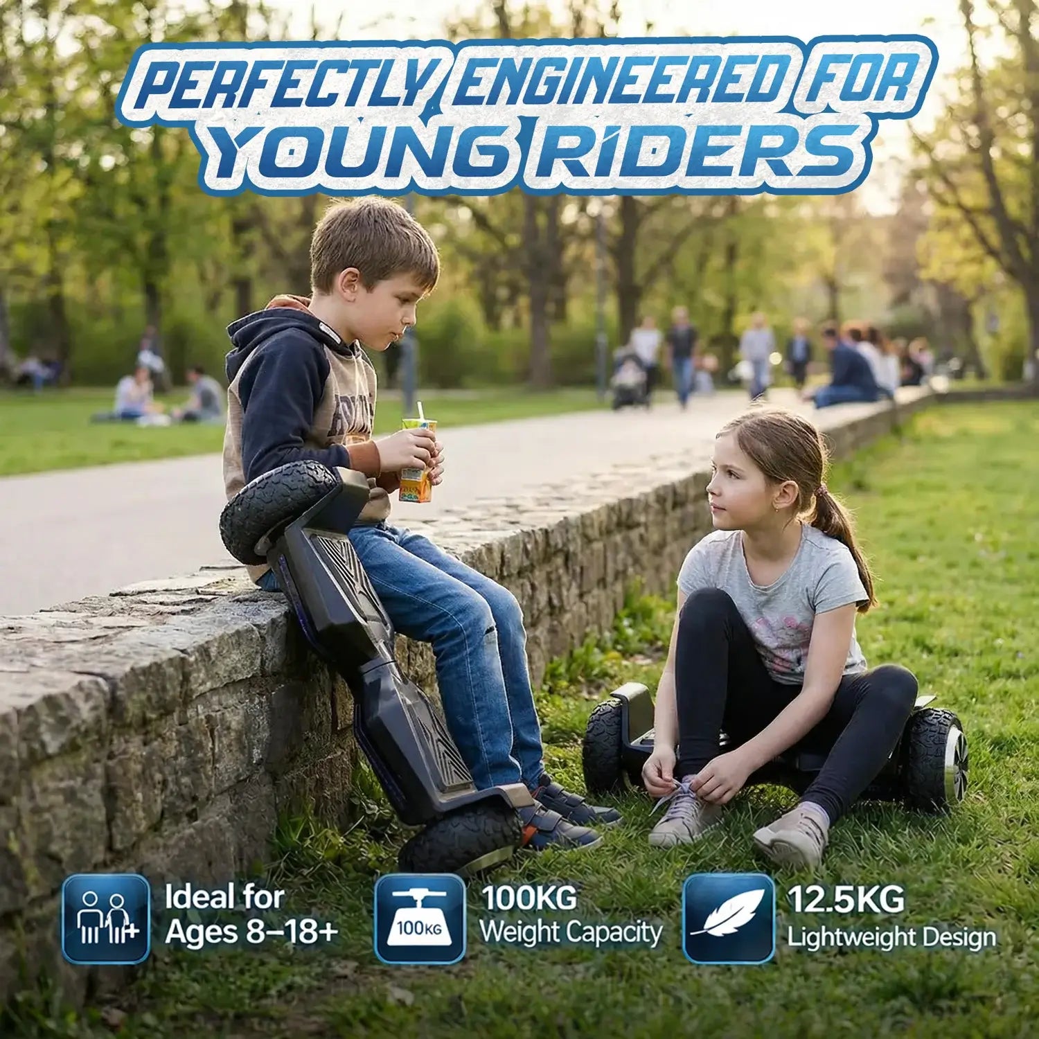 Elektra Off-Road Hoverboard - Built Tough For Outdoor Fun