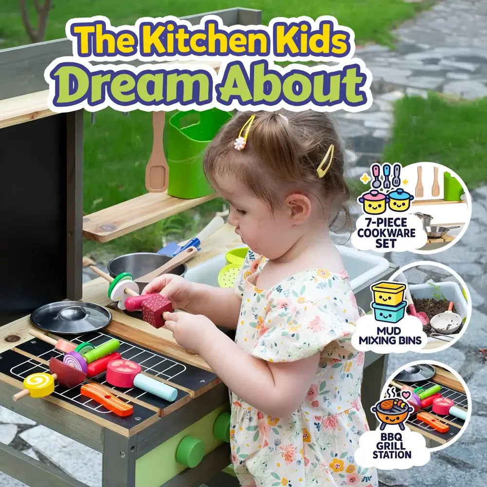 Muddy Chef Mud Kitchen - Kids Outdoor Kitchen