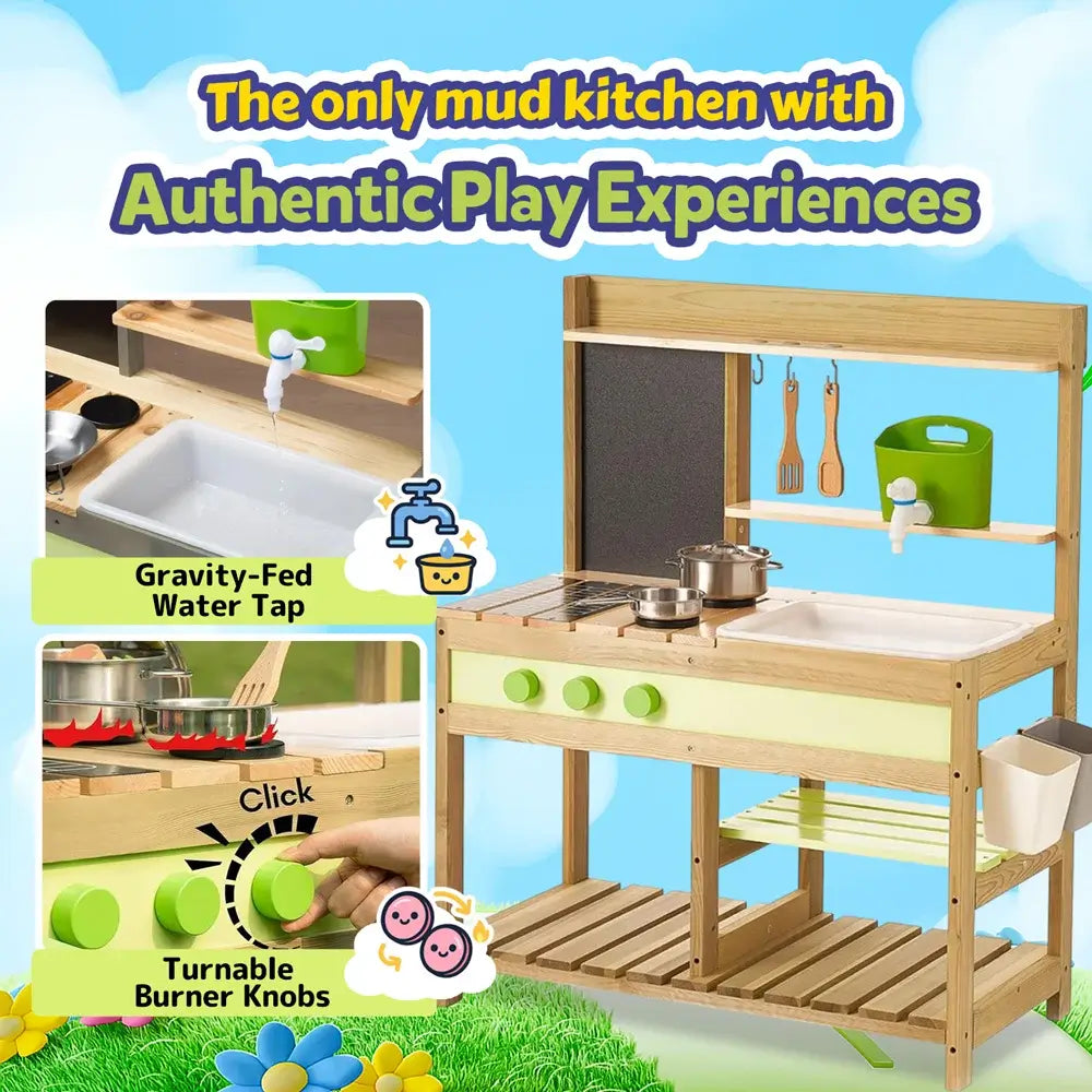 Muddy Chef Mud Kitchen - Kids Outdoor Kitchen