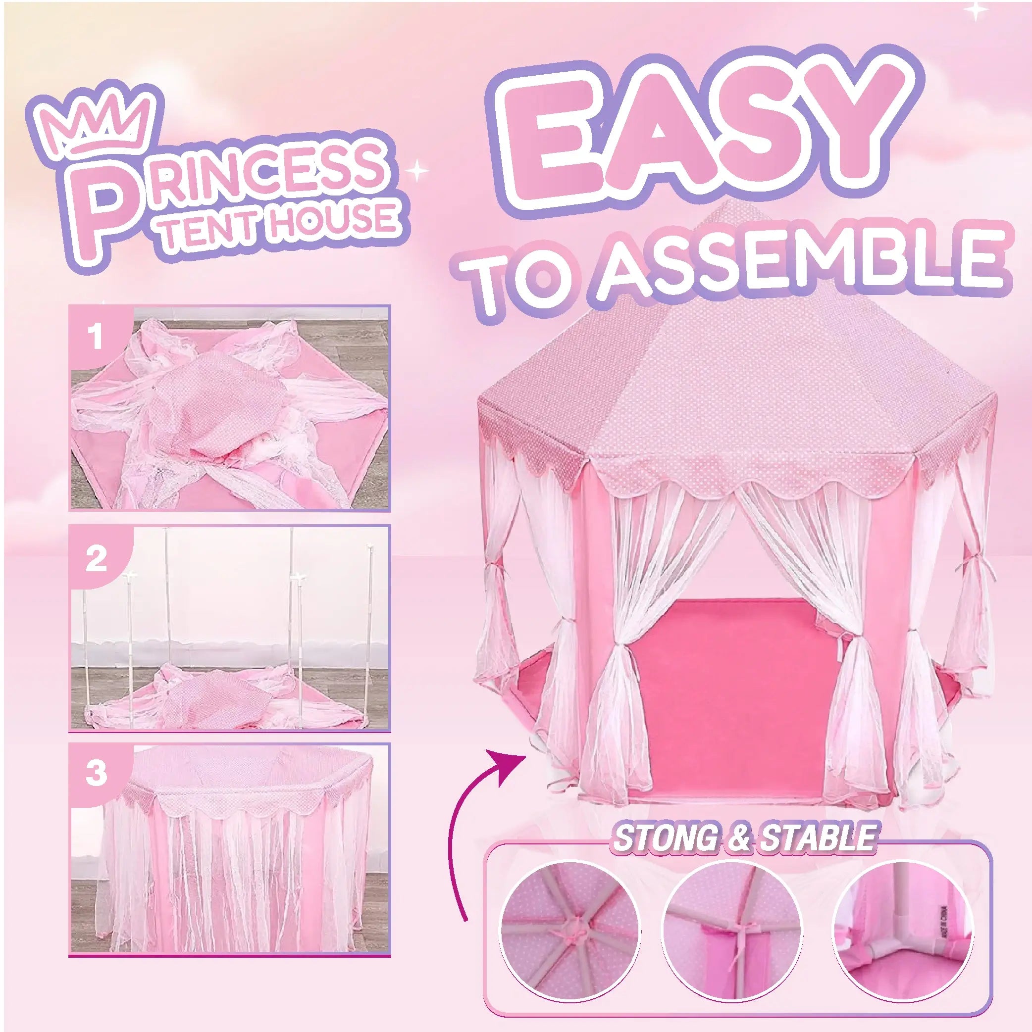 Hoveroo Enchanted Princess Tent