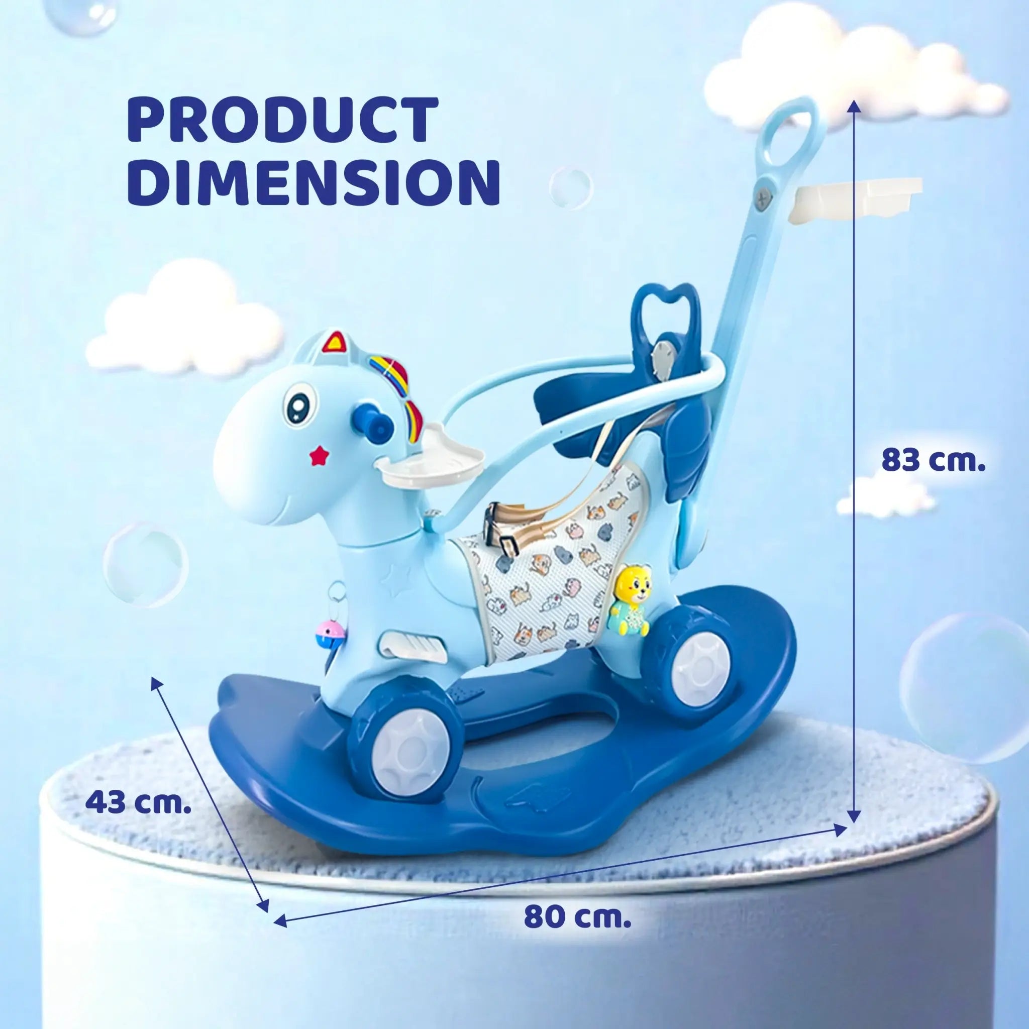 5 in 1 Rocking Horse for Toddlers 1 - 5 Years