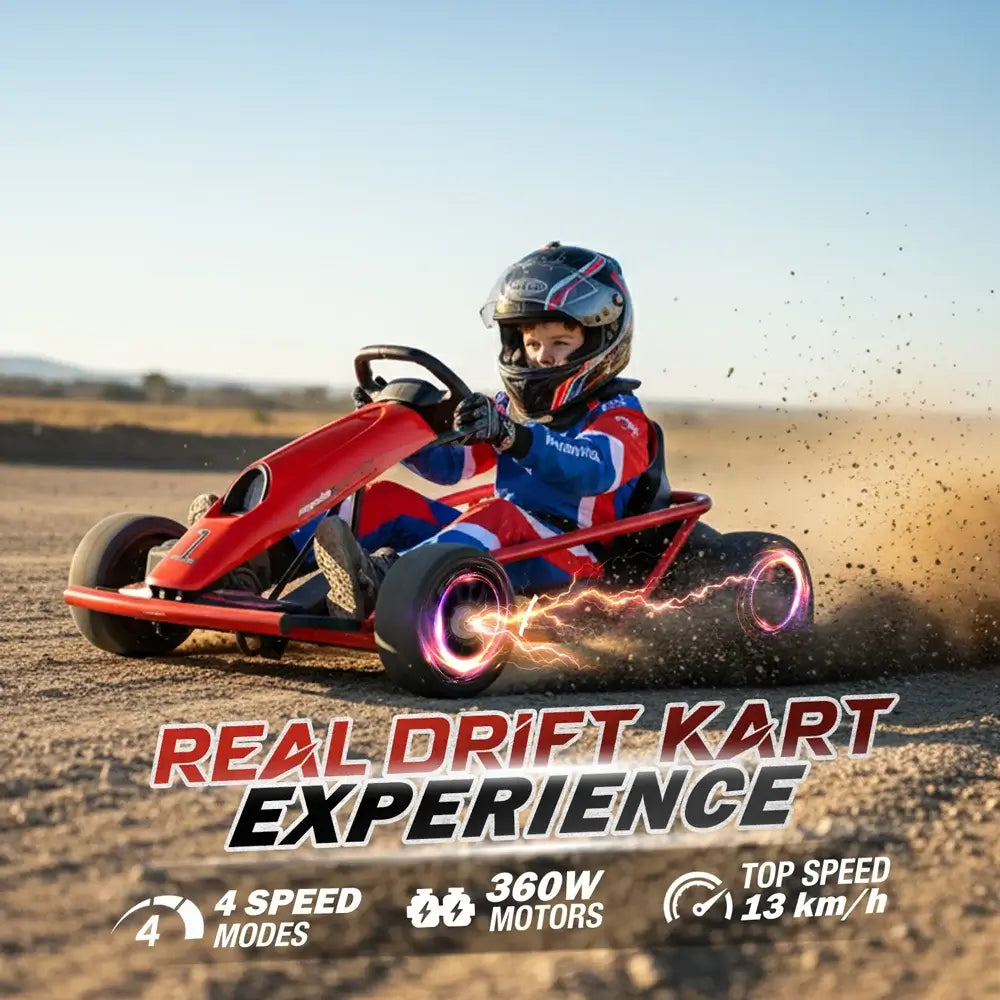 Elektra SpeedDrift - Electric Go Kart for Kids 5-12