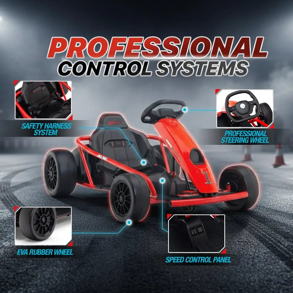 Elektra SpeedDrift - Electric Go Kart for Kids 5-12