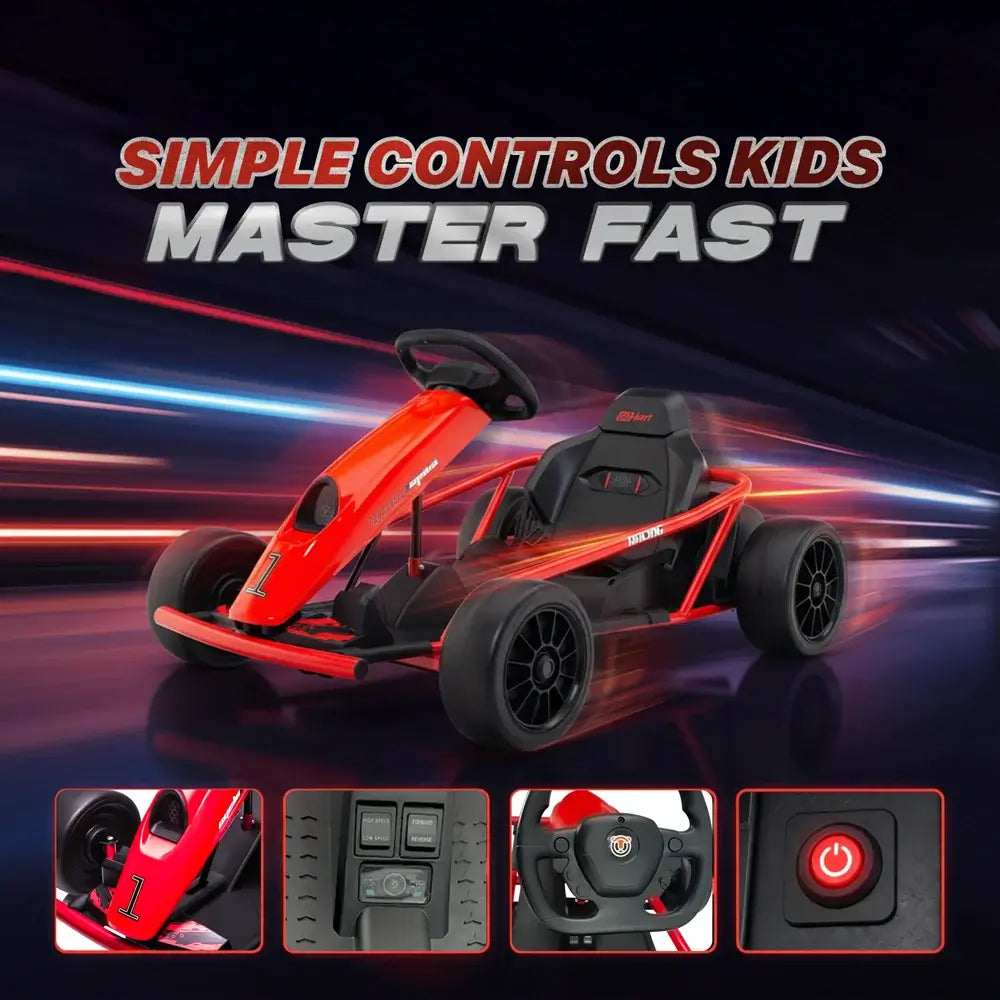 Elektra SpeedDrift - Electric Go Kart for Kids 5-12