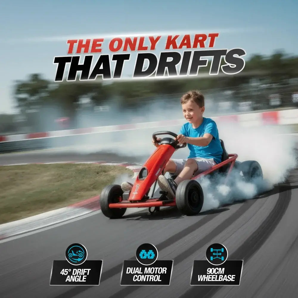 Elektra SpeedDrift - Electric Go Kart for Kids 5-12