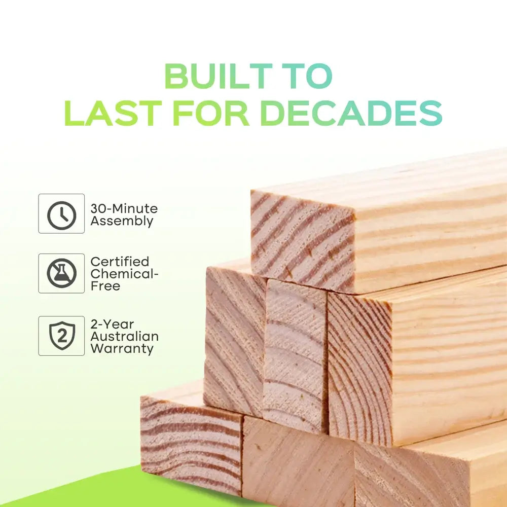 Hadley Solid Wood Study Desk with Drawers