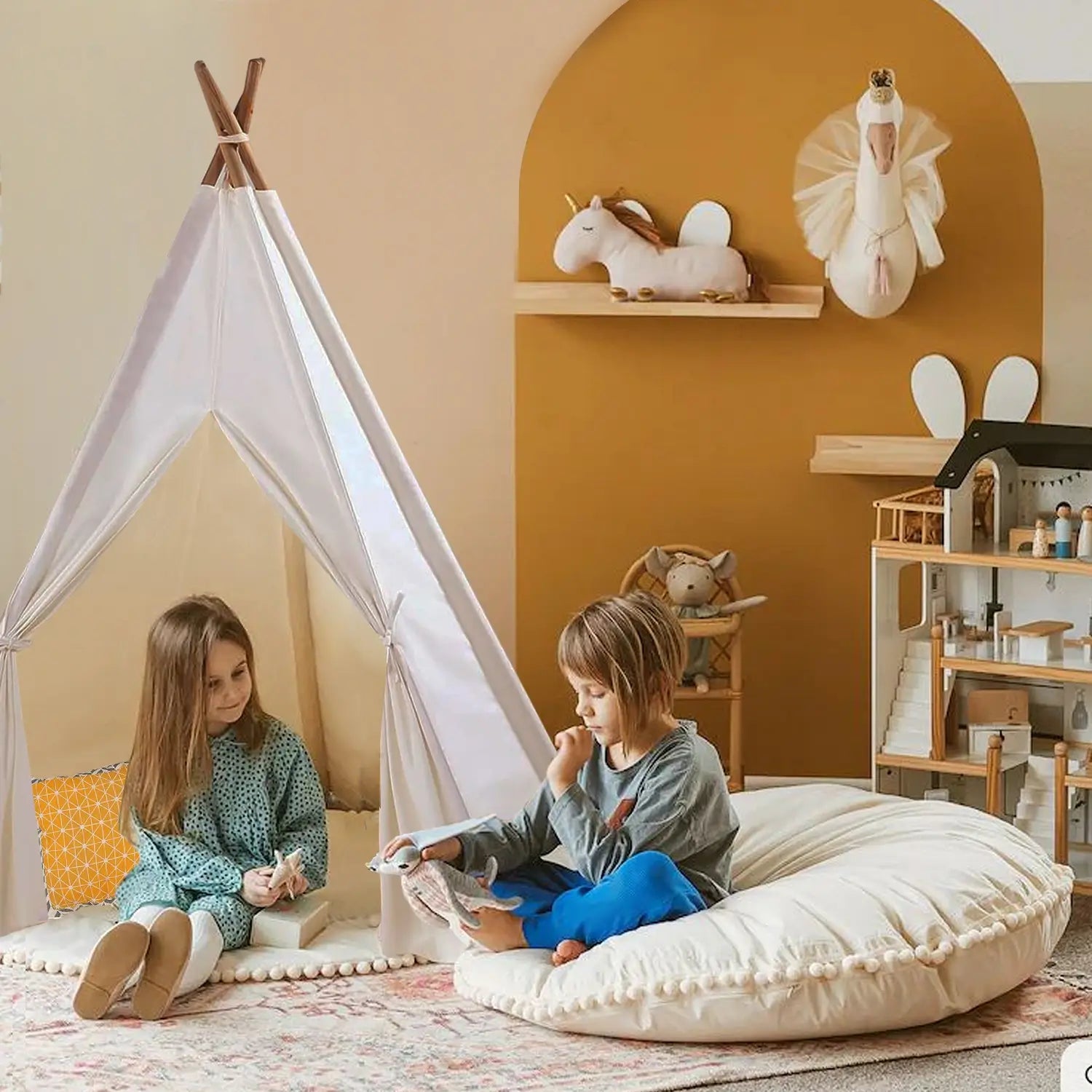 Hoveroo Adventure Teepee - Premium Kids Teepee Tent