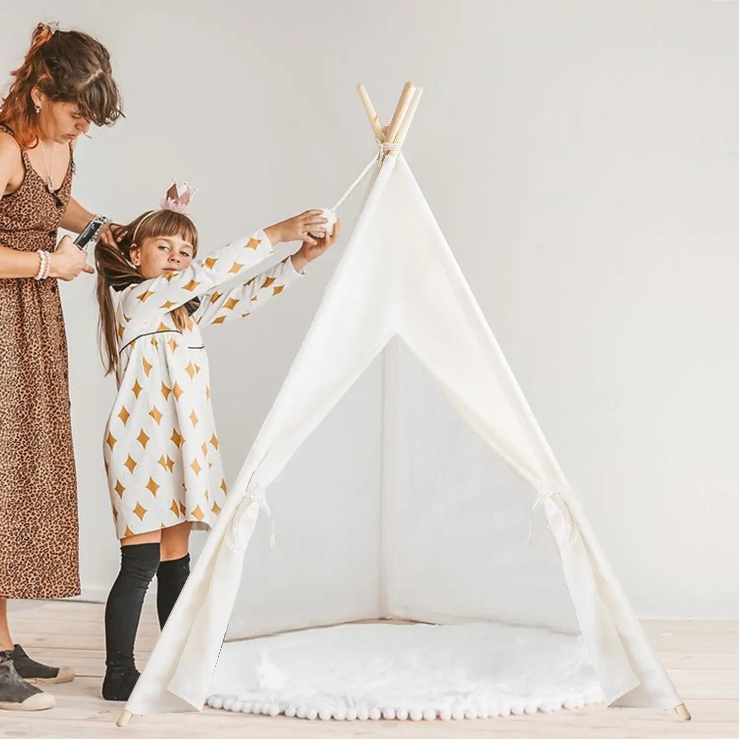 Hoveroo Adventure Teepee - Premium Kids Teepee Tent
