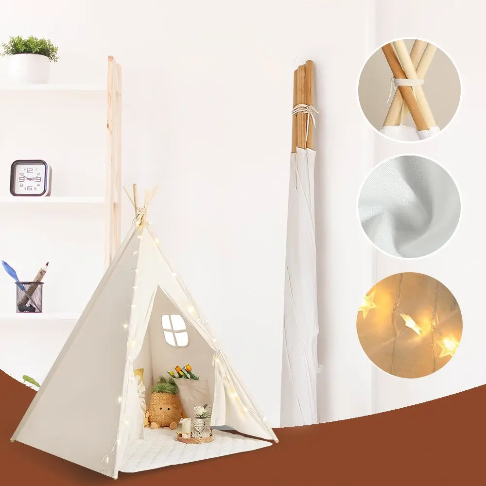 Hoveroo Adventure Teepee - Premium Kids Teepee Tent