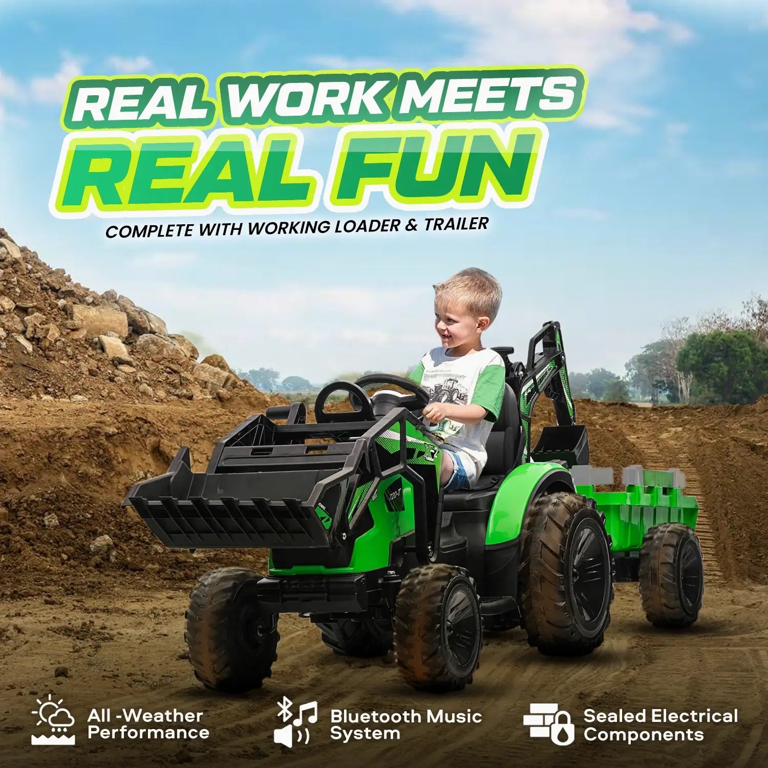 Voltrix™ Traxtor 24V Digger & Tractor