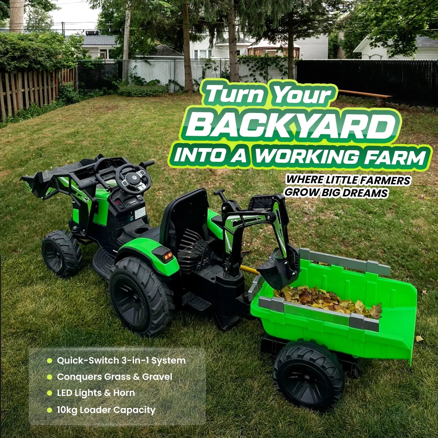 Voltrix™ Traxtor 24V Digger & Tractor