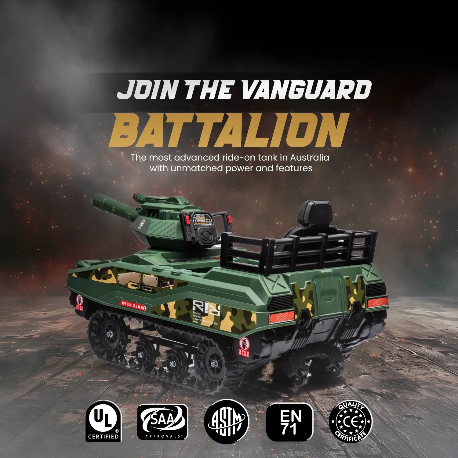 Voltrix™ Vanguard 24V Battle Tank