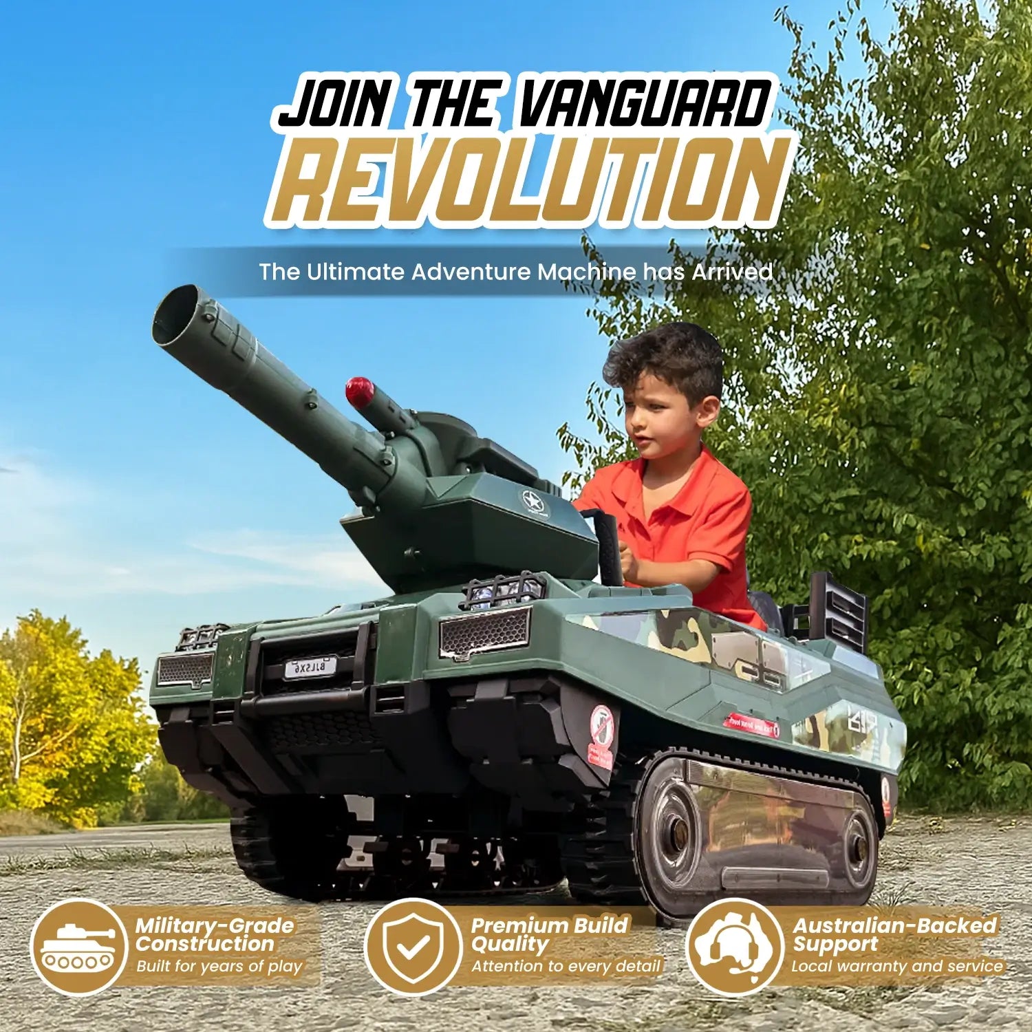 Voltrix™ Vanguard 24V Battle Tank