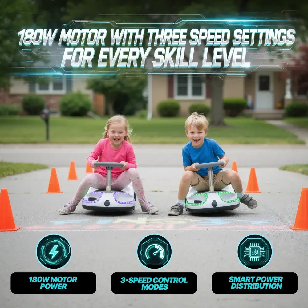 Elektra Zippy - Electric Wiggle Car for Kids 3-10