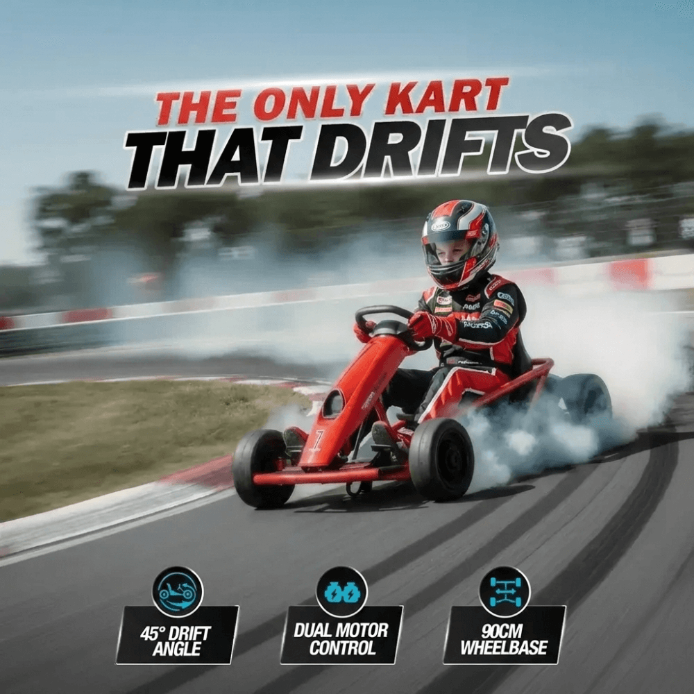 Elektra SpeedDrift - Electric Go Kart for Kids 5-12