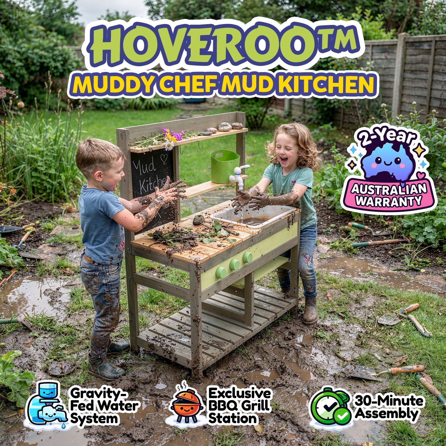 Muddy Chef Mud Kitchen - Kids Outdoor Kitchen