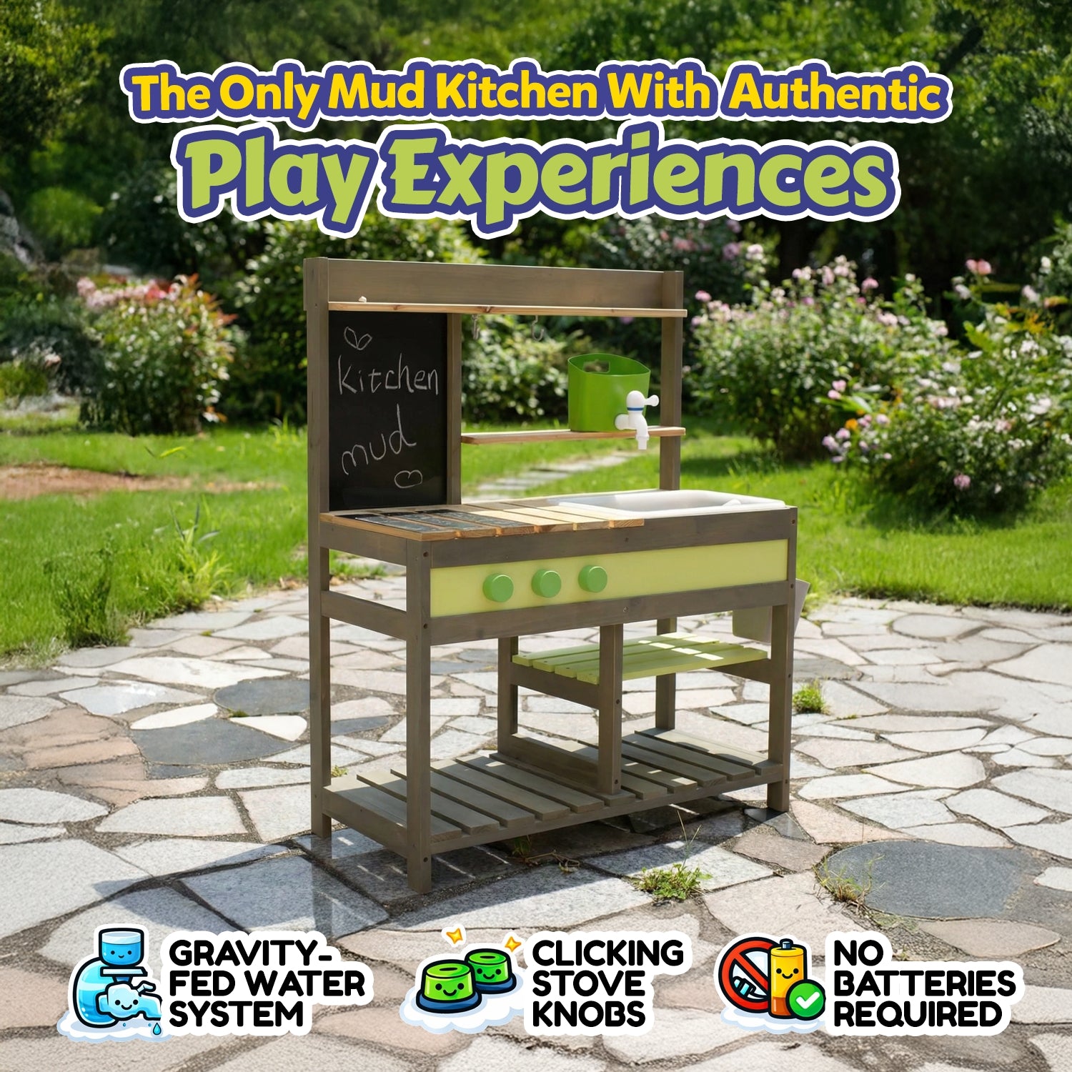 Muddy Chef Mud Kitchen - Kids Outdoor Kitchen