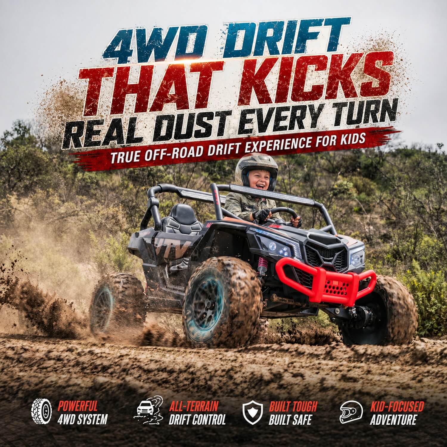 Voltrix™ Outback 24V Terrain Master 4WD – Hoveroo