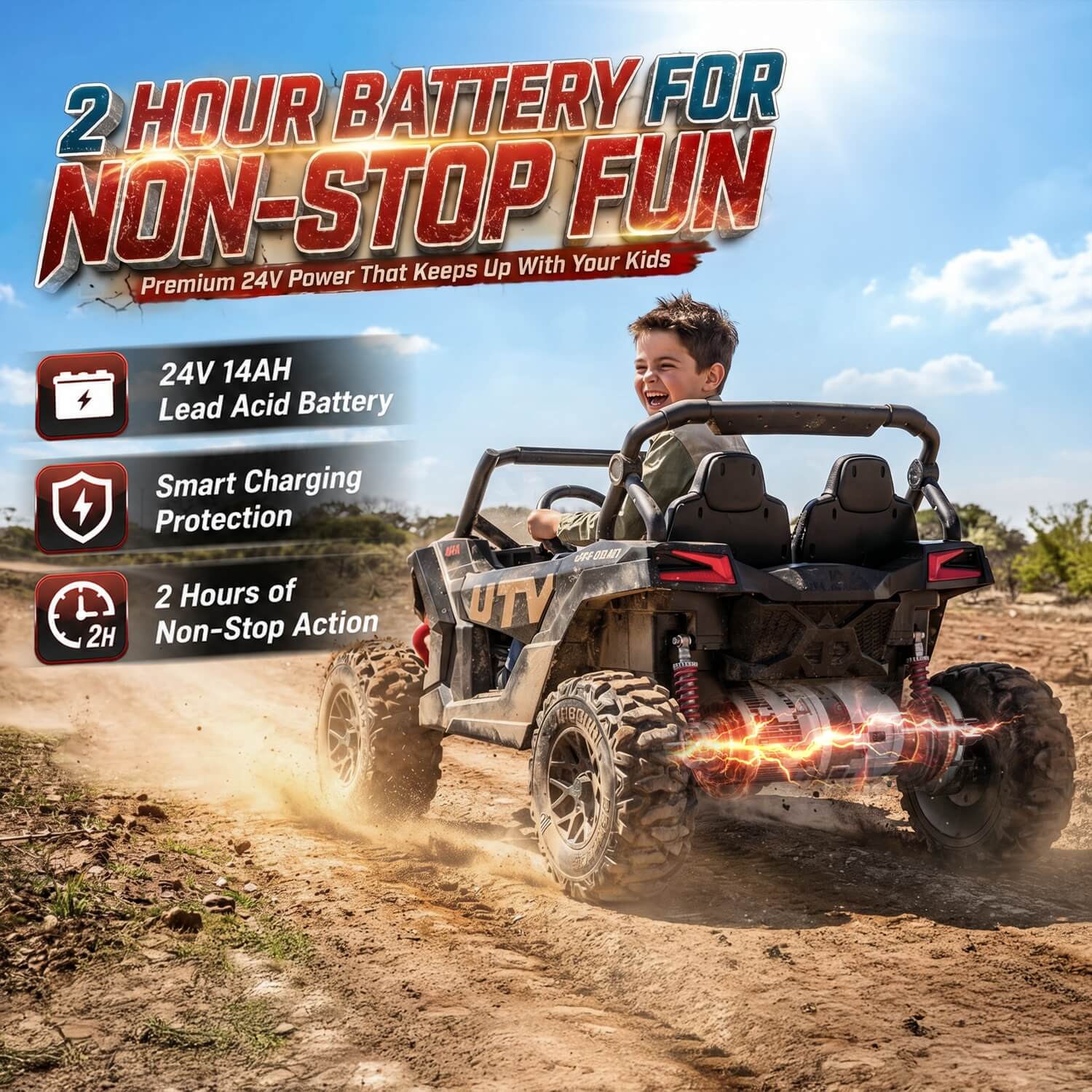 Voltrix™ Outback 24V Terrain Master 4WD