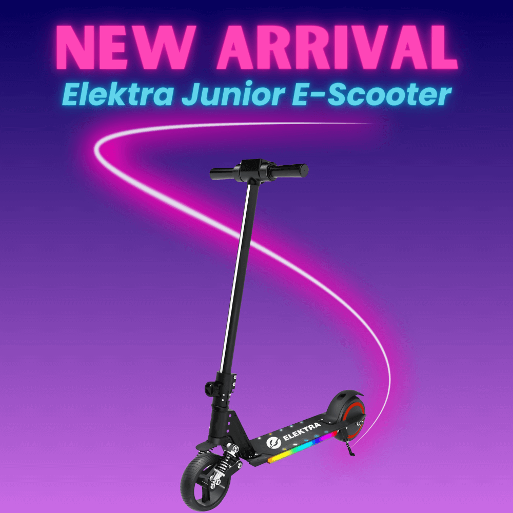 Kids Electric Scooter. Elektra Junior E-Scooter for Kids by Hoveroo